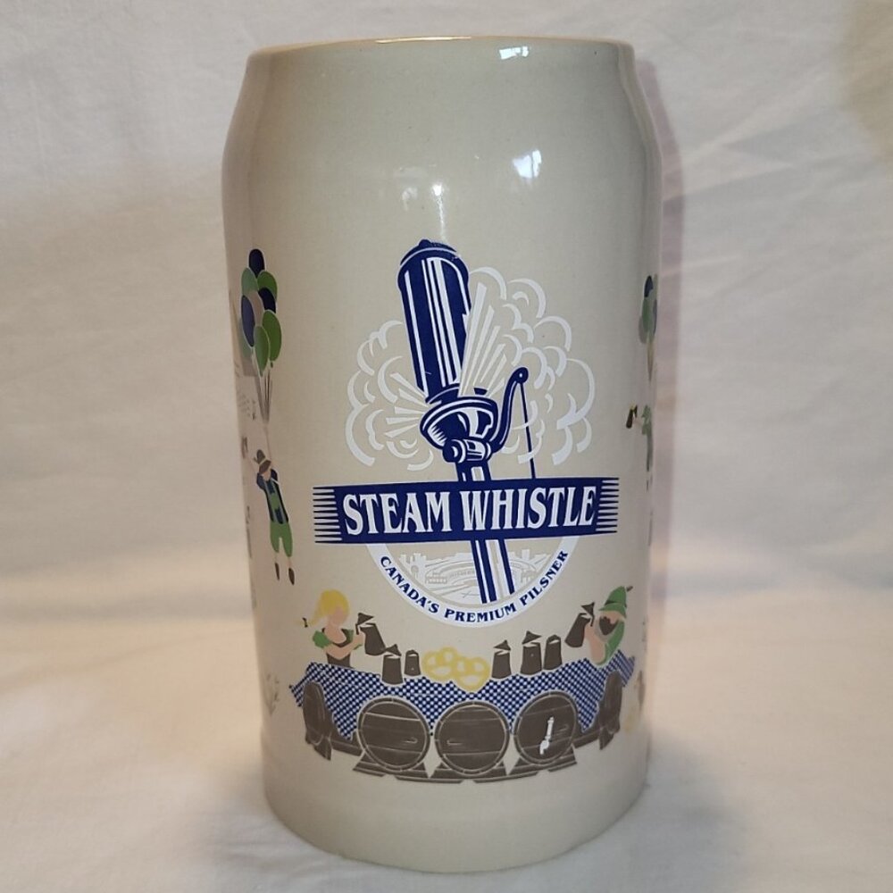 Steam Whistle Brewery Canada Premium Pilsner Beer Stein Mug Oktoberfest PROSIT